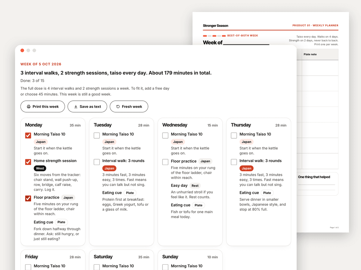 Preview of Best-of-Both Weekly Planner